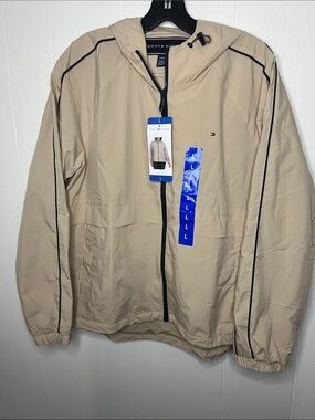 Tommy Hilfiger Tan Rain Jacket